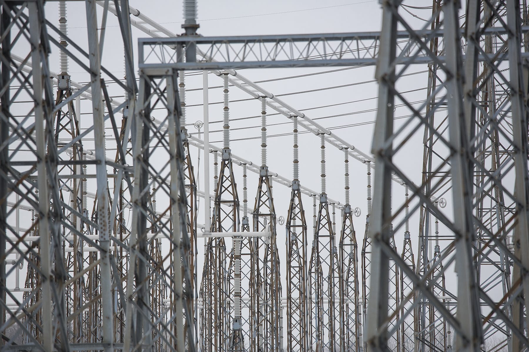 photo of a Hydro One transmission station