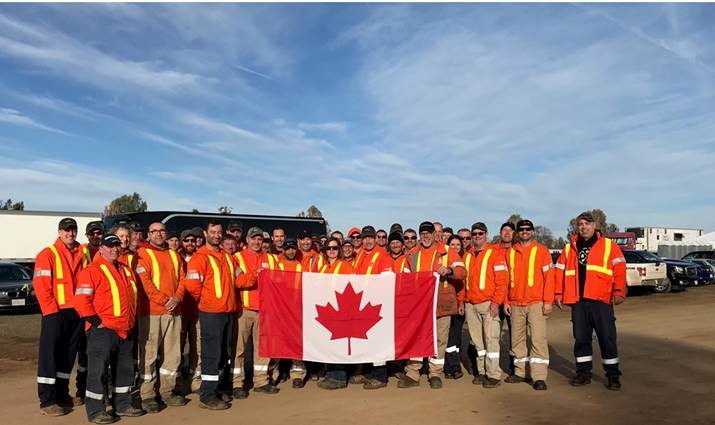 Hydro One travelling forestry crew