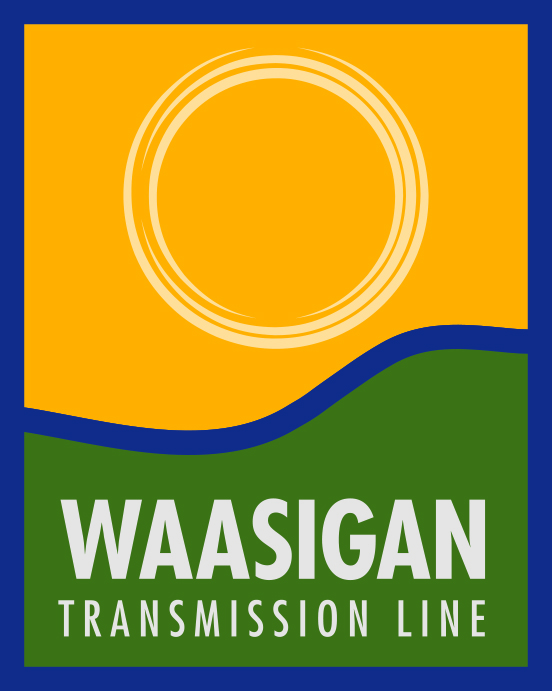 Image of the Waasigan Transmission Line Project logo