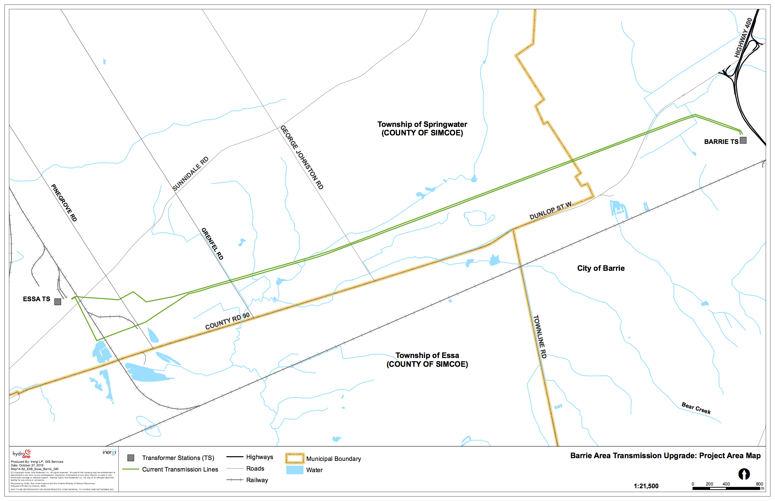 Project Area Maps: Transmission Corridor