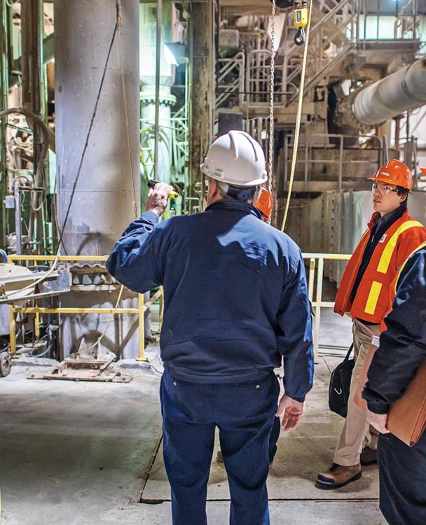 workers on a factory floor