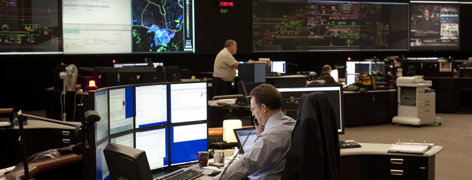 photo of the control room inside the Ontario Grid Control Centre