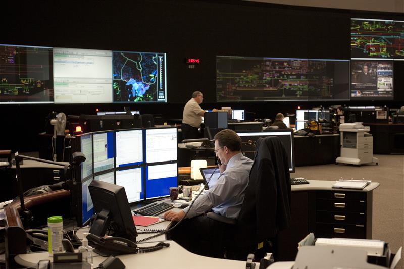 photo of the control room inside the Ontario Grid Control Centre