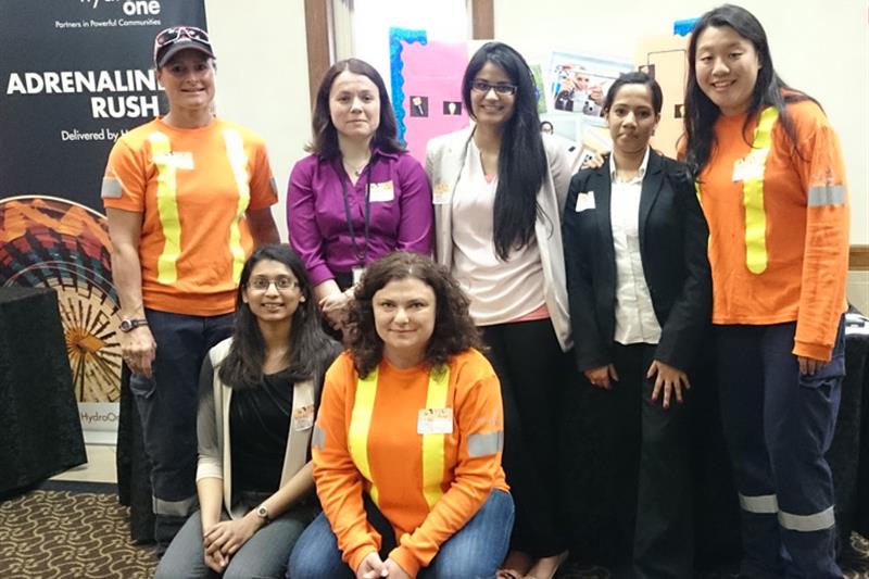 Top left to right: Corry Ruch, Stefannie Toth, Jalpaben Patel, Divya Divakaran, Mary Cheng. Bottom left to right: Mansi Modi and Blazenka Monachino