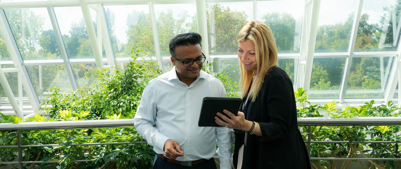 Technicians working on industrial equipment