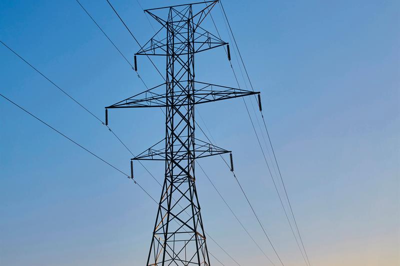 photo of transmission towers
