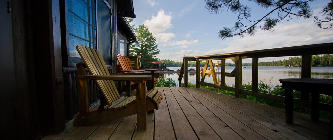 Photo of a cottage in summer