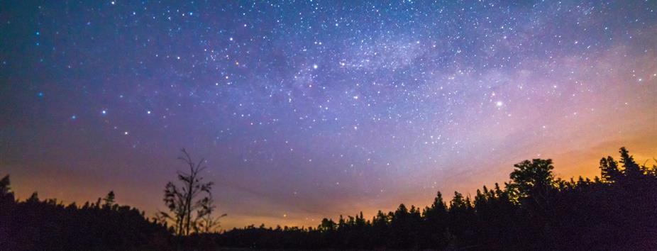 Photo of a starry night