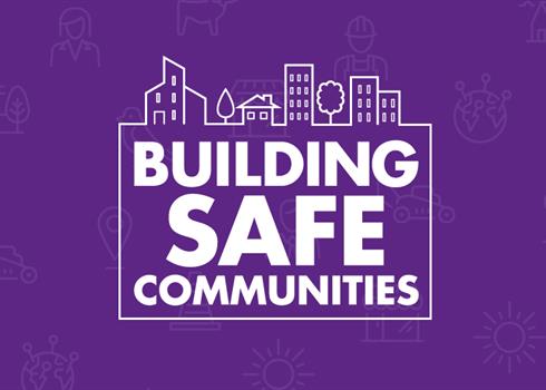 illustration of the Building Safe Communities logo