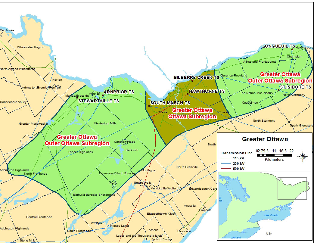 Map: Greater Ottawa