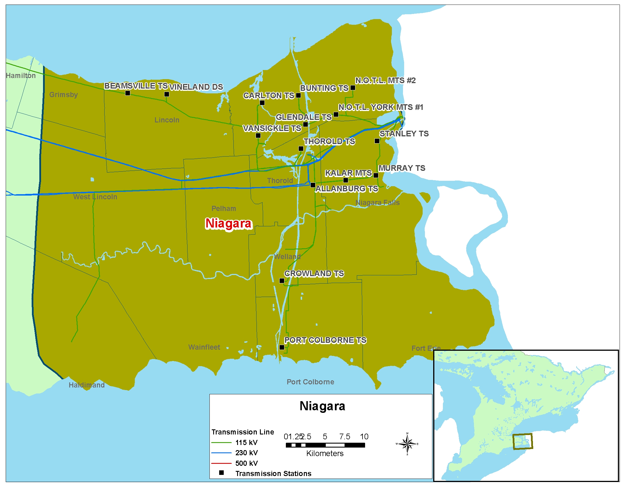 Map: Niagara