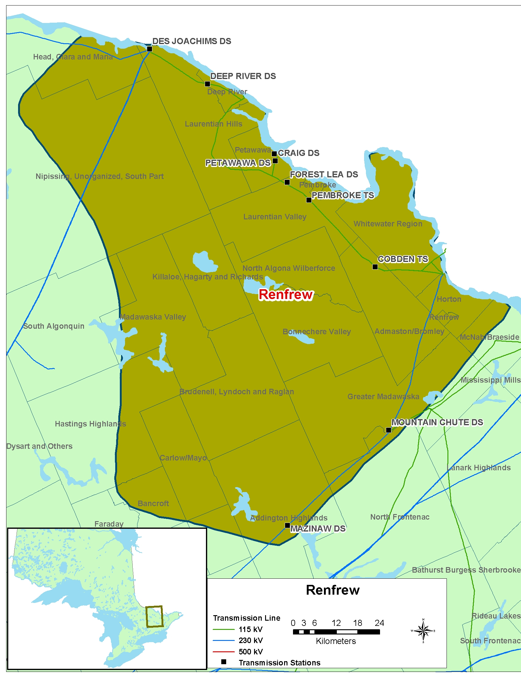 Map: Renfrew