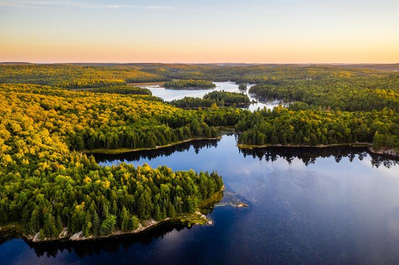photo of a lake in Northern Ontario