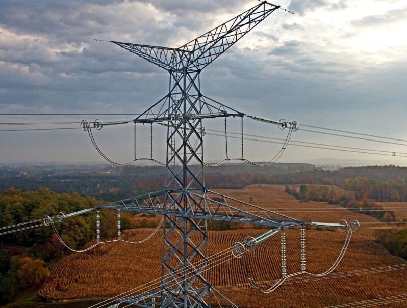 image of power lines