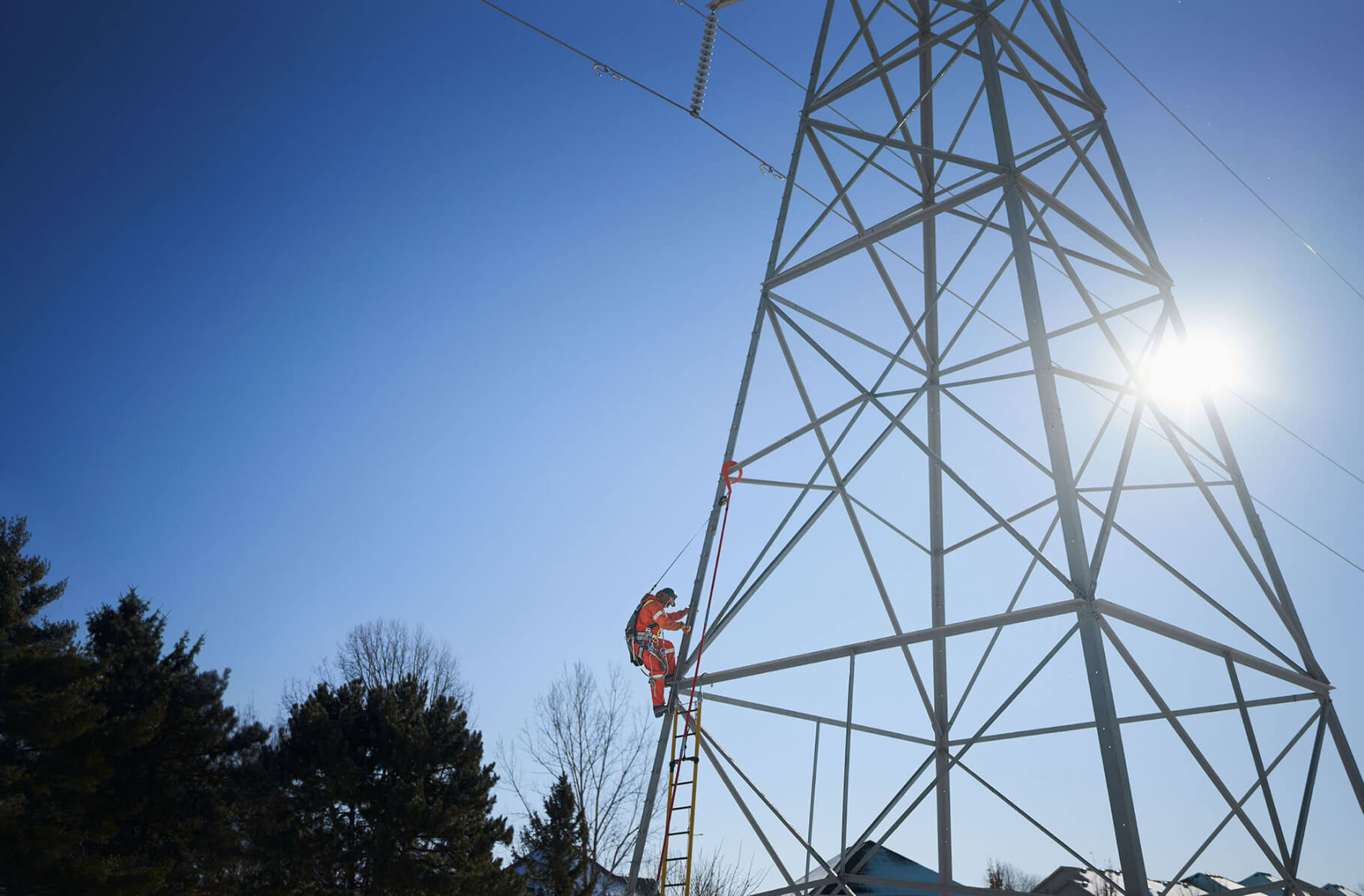 image of power lines