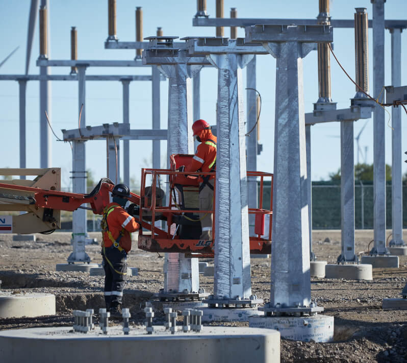 image of power lines