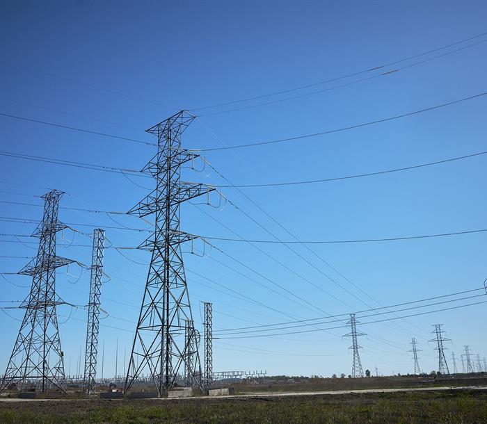 photo of a transmission tower