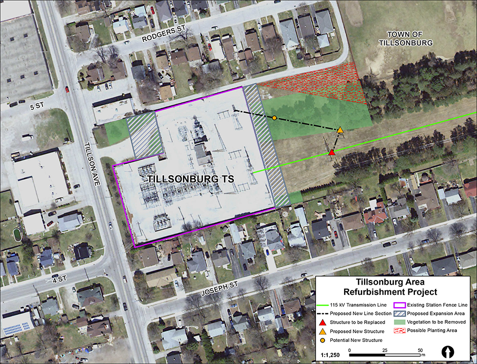 Tillsonburg Station Map