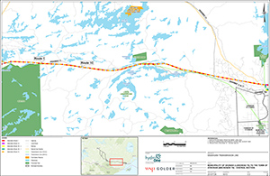 Shabaqua to Quetico map