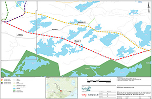 East of Atikokan map