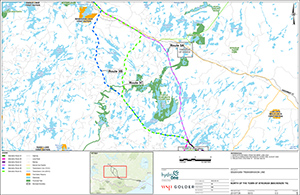 North of Atikokan map