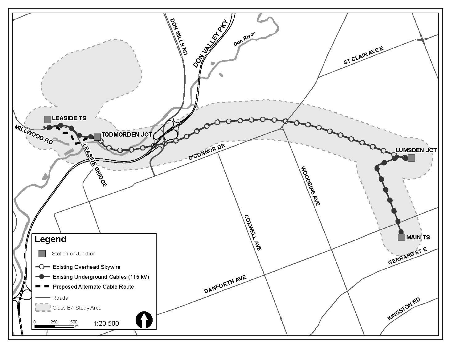 Class EA Area Study Map