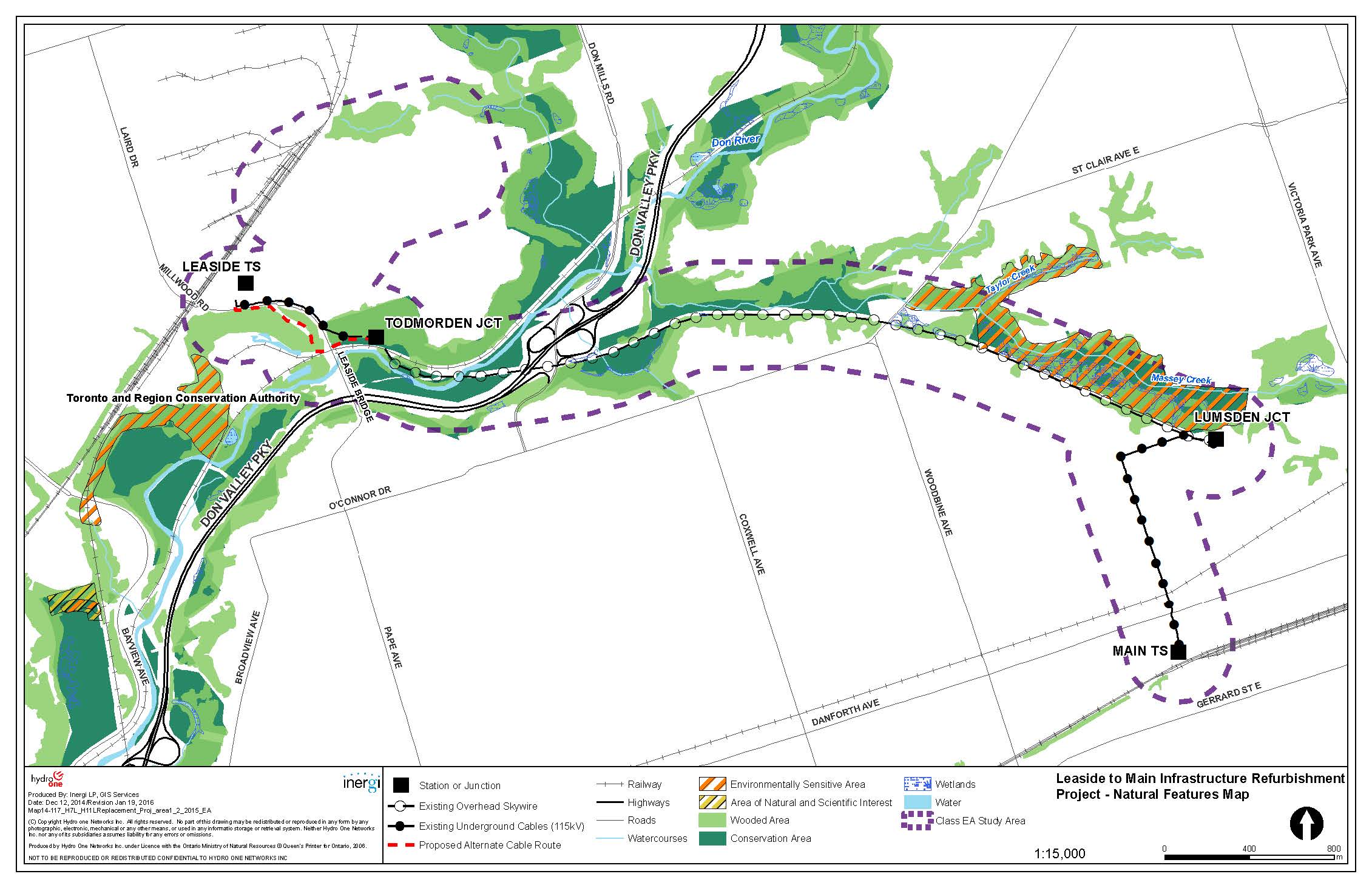 Natural Features Map