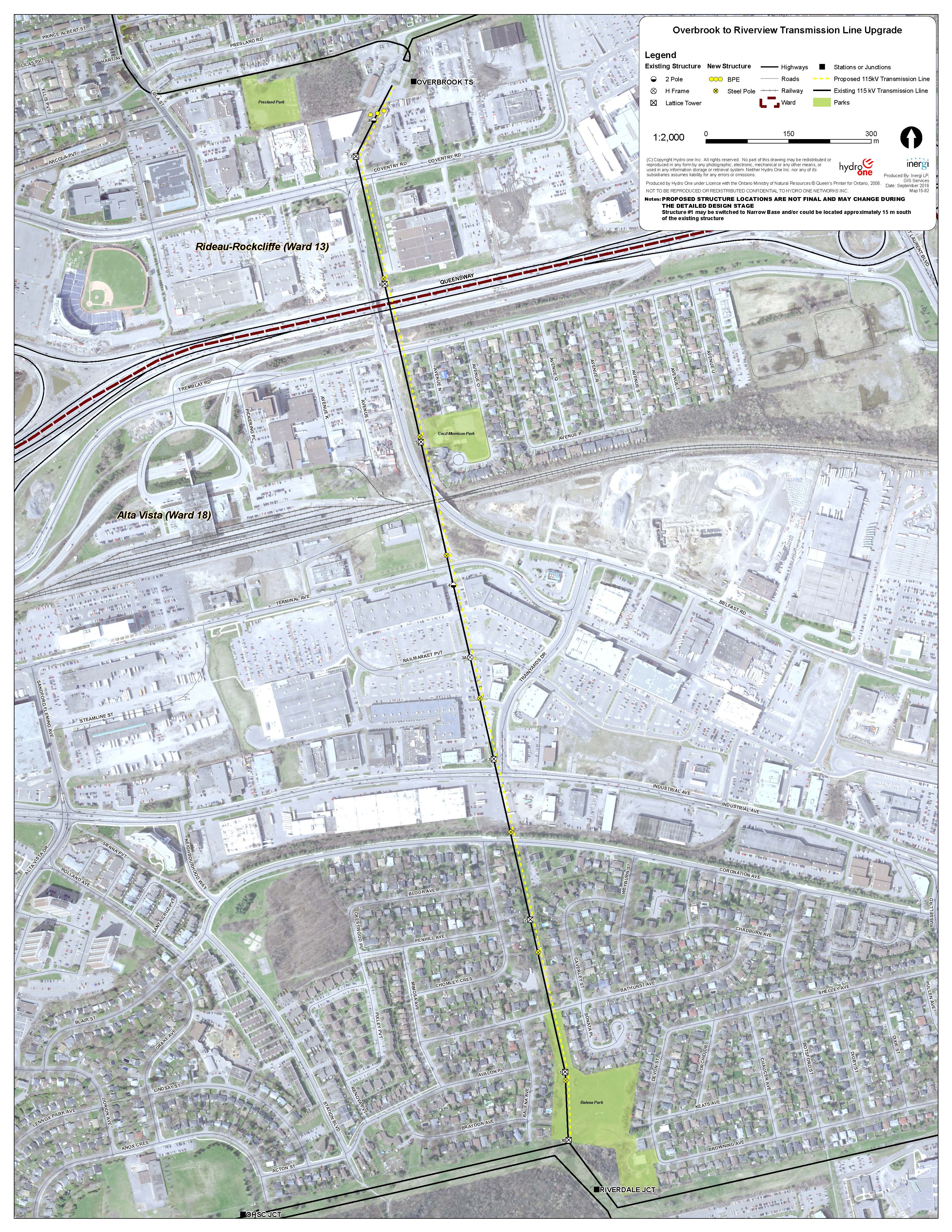 Project Area and Proposed Tower Locations