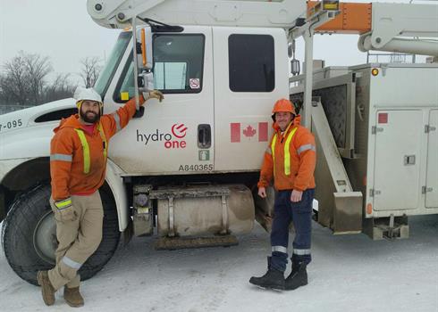 Hydro One Line Technicians