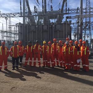 Image of a Pre-Tech tour in a Hydro Station