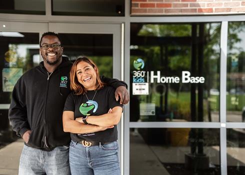 photo of workers at 360°kids in North York