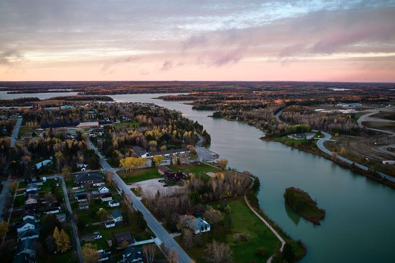 aerial photo of the City of Dryden
