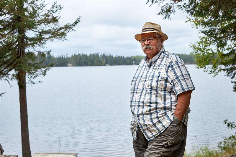 photo of Matachewan First Nation elder Lorne Flood