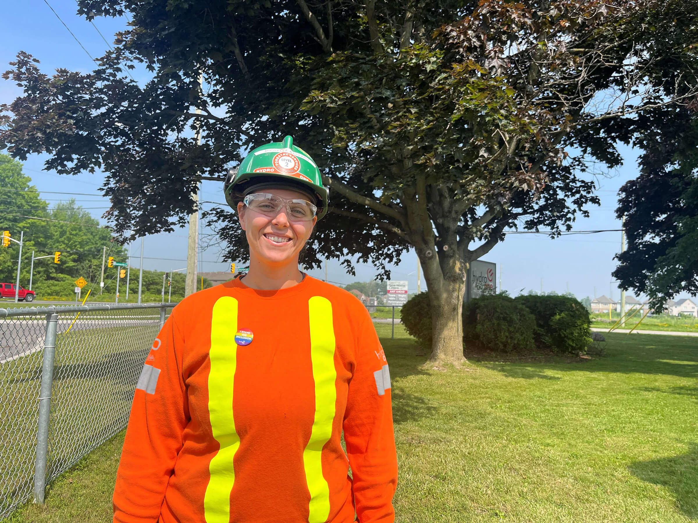 photo of Hydro One Forestry Apprentice Michelle