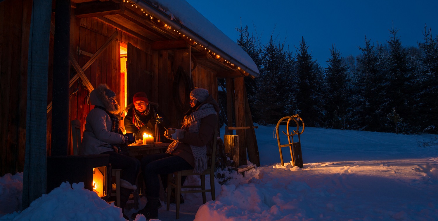 Cottage in winter