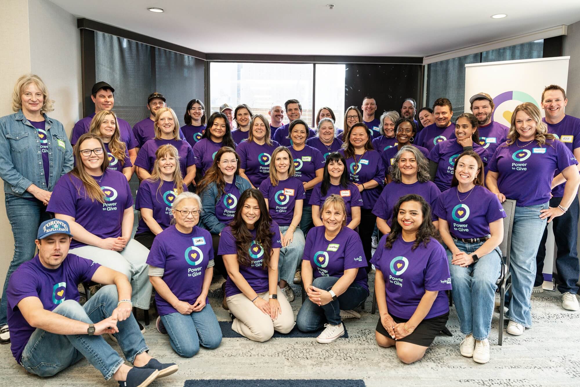 Hydro One employees participating in Power to Give initiative