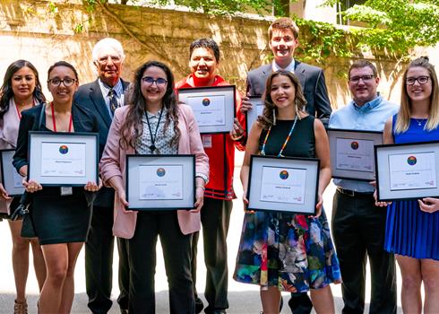 Image of the 2018 Indspire recipients