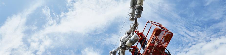 photo of a transmission tower