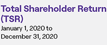 graphic with text Total Shareholder Return (TSR)