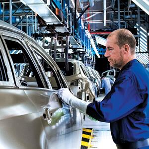 Image of a man in a commercial warehouse