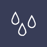 Illustration of a rain drops