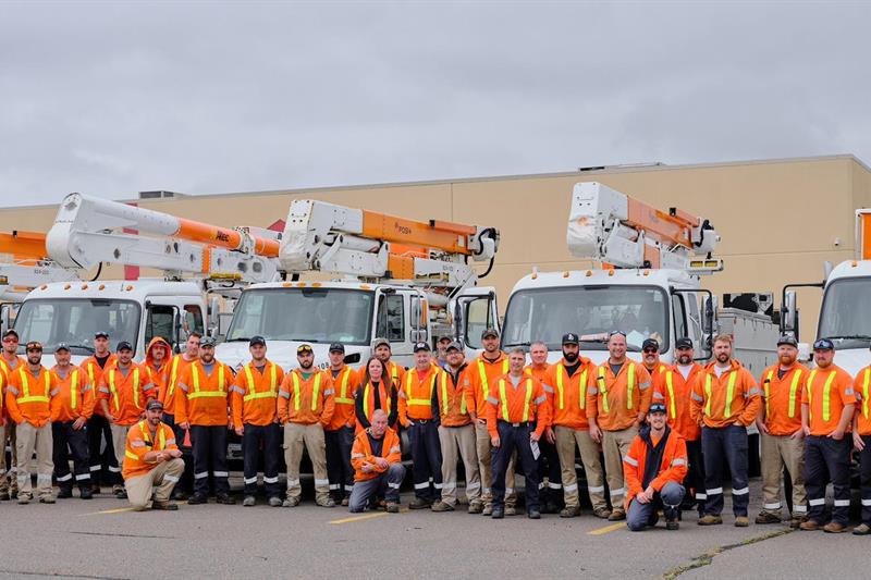 Hydro One Crew in Nova Scotia